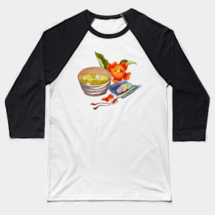 Minhwa: Korean Tea Time D Type Baseball T-Shirt